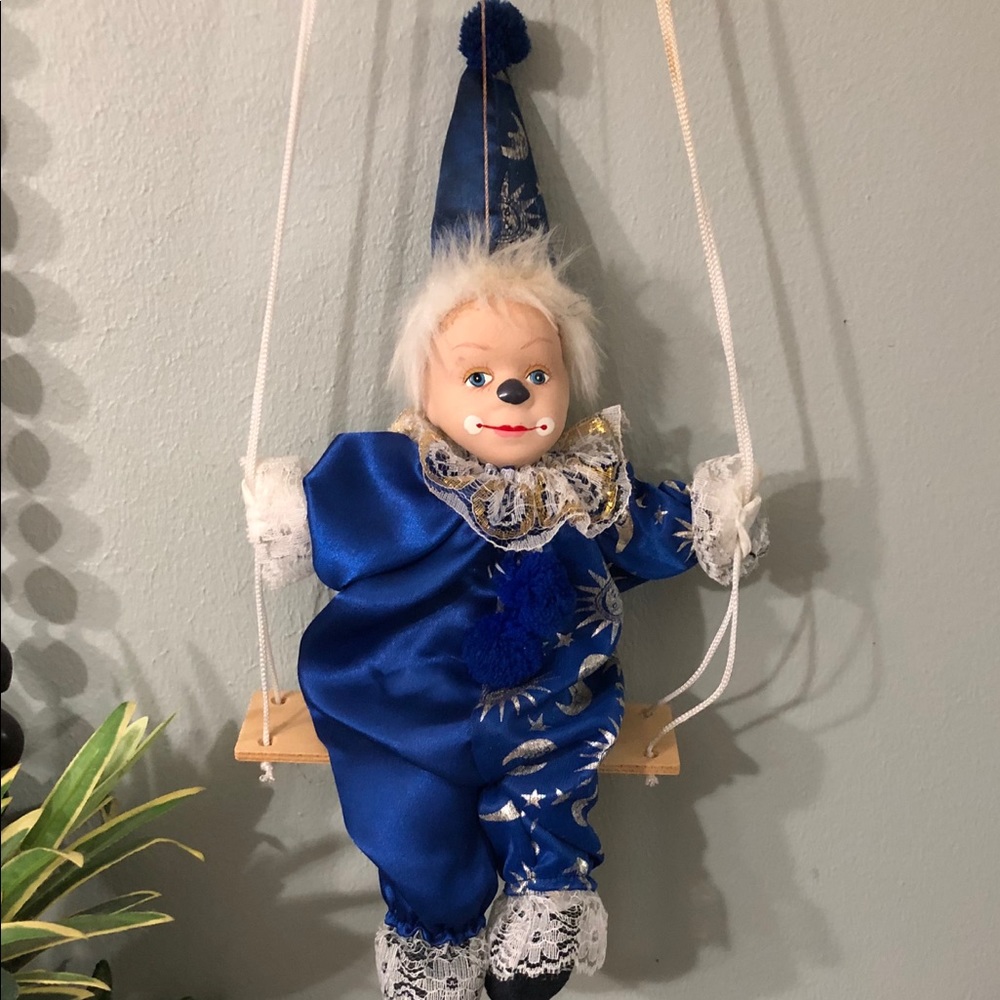 Ashley Belle 14” Clown Doll on Swing Germany 1999